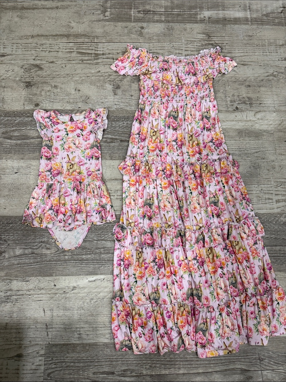Bums & Roses Mommy & Me Set (Small & 3T)